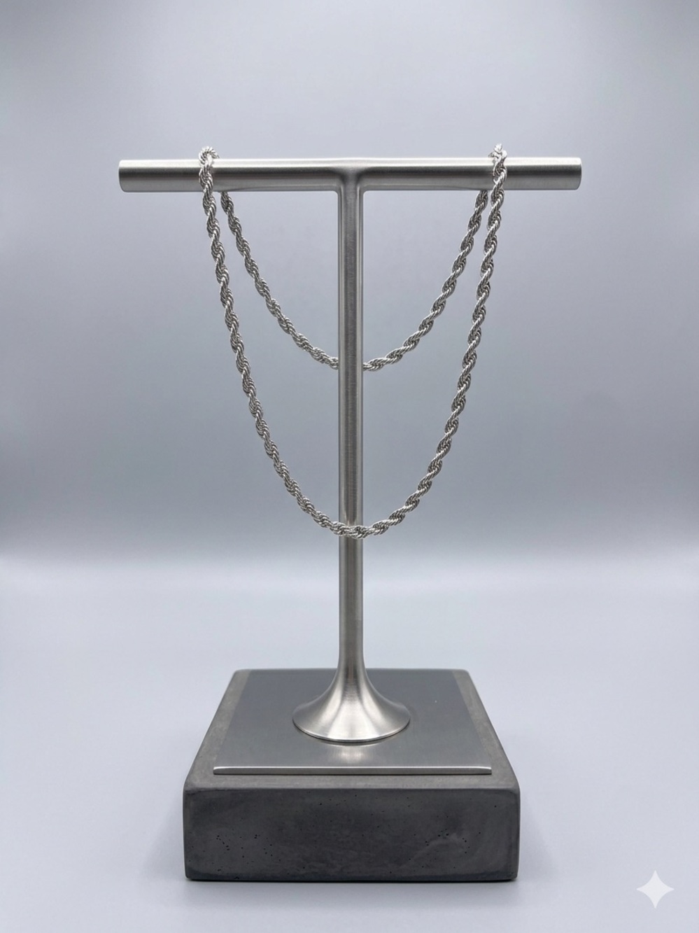 🌸 Sterling Silver Rope Chain Necklace 🌸